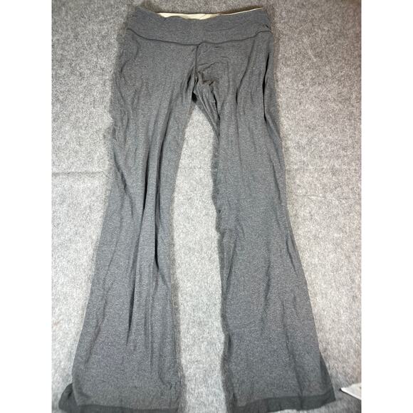 Lululemon Pants Womens 10 Gray Groove Bootcut Mid Rise Pull On Stretch Yoga - Picture 2 of 6